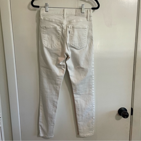 Levi’s White 311 Shaping Skinny Denim Jeans Size 26 - Picture 4 of 11